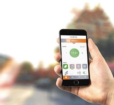 Tecnología móvil Control absoluto y sencillo del consumo y el confort mediante la App ios o Android.