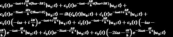 40 (46) Para o caso em que o campo depende harmonicamente no tempo e tem direção fixa no espaço na forma, onde e são constantes, temos (47) Obtenção dos coeficientes do vetor de estado do modelo