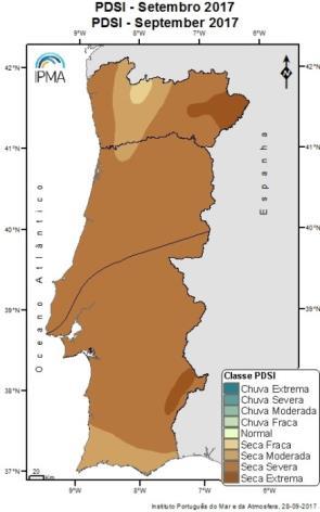 seca meteorológica desde junho de