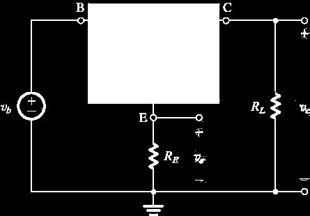 Exemplo de abordagem literal Calcule, de forma literal, o valor das tensões v e e v c, em função dos parâmetros do circuito e do sinal de