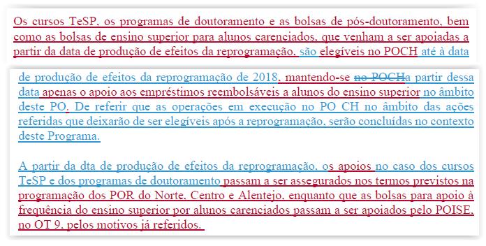 3.3. Propostas de Alteração (cont.