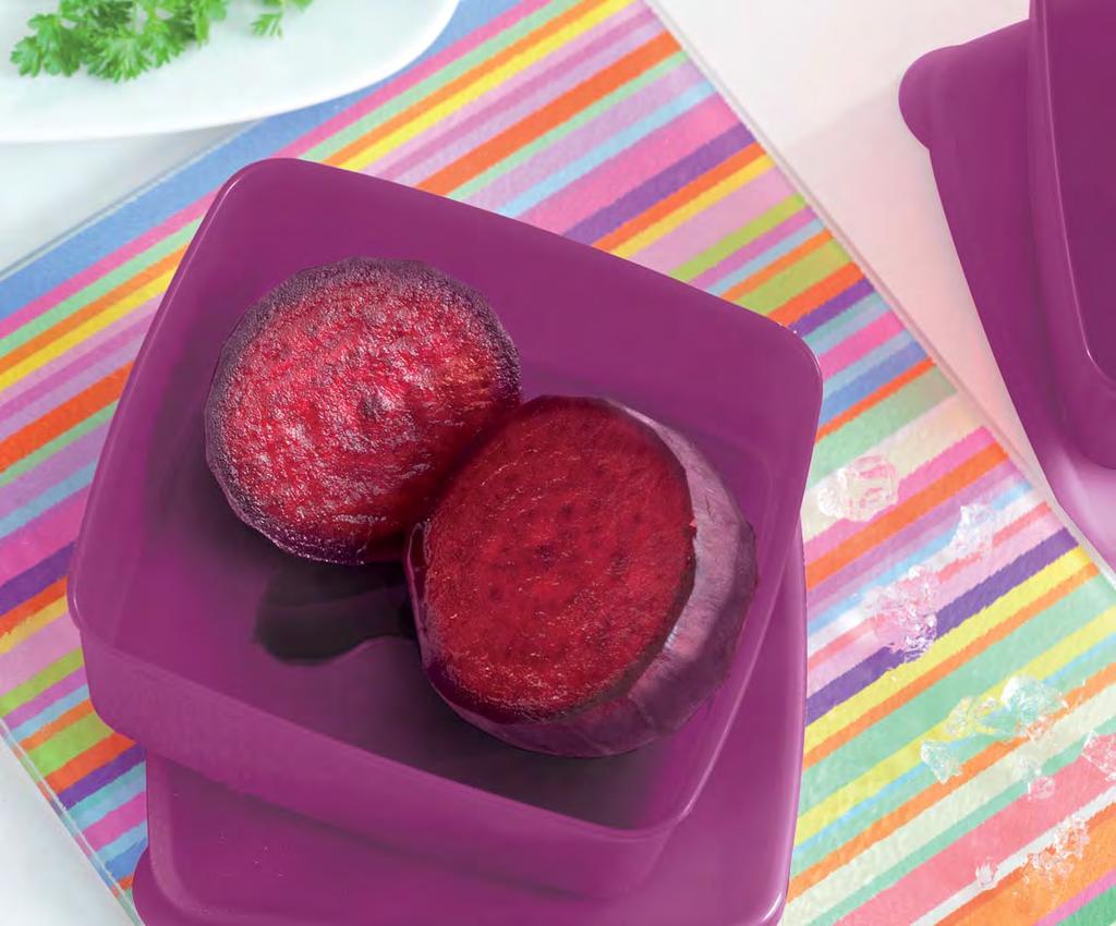 Um produto que NÃO MANCHA Sua cor é perfeita para armazenar alimentos que possuam coloração arroxeada.