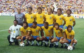 Copa Jornal SBRATE do esporte. Em 1982, por exemplo, a seleção brasileira levou para a Copa uma equipe com ortopedista, meu pai, dois ou três massagistas e um cardiologista.