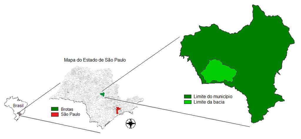 Silva e Tonello 105 Assim, o objetivo deste estudo foi avaliar as características morfométricas da bacia do Ribeirão dos Pinheirinhos, Brotas SP, para melhor gestão e planejamento ambiental.