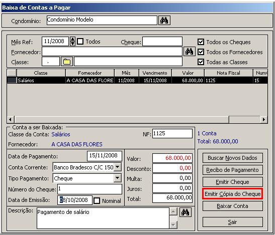 5. Cópia de cheque Disponível na cópia de cheque o número do documento. Como fazer 1.