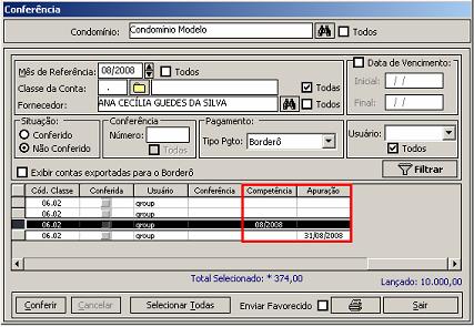 com as datas de competência (para GPS) e apuração (para DARF).