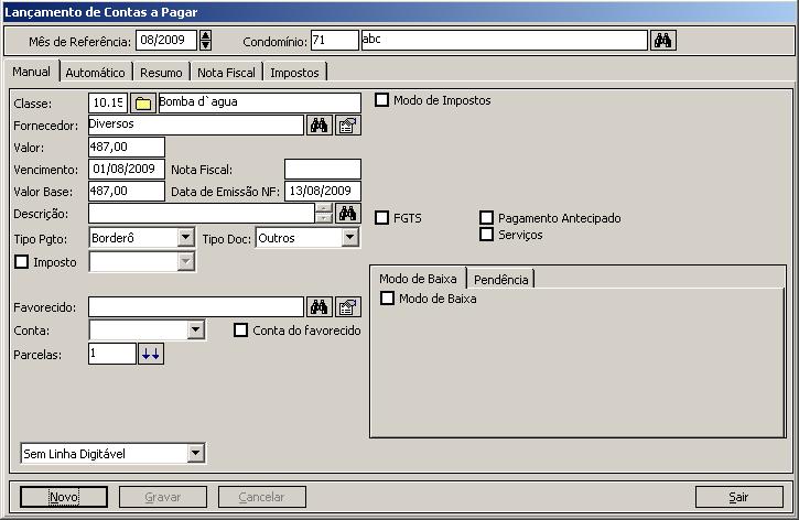 38. Alteração de contas em aberto já conferidas. Disponível opção que permite para alterar contas a pagar em aberto já conferidas. Como fazer 1.