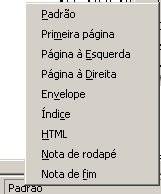 Procedimentos para utilização do BrOffice.