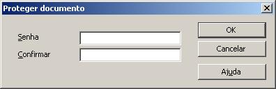 Procedimentos para utilização do BrOffice.org - 34 selecione o menu Ferramentas ð Proteger Documento; se escolher Planilha.
