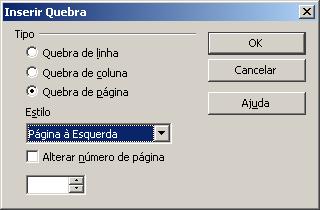 Procedimentos para utilização do BrOffice.