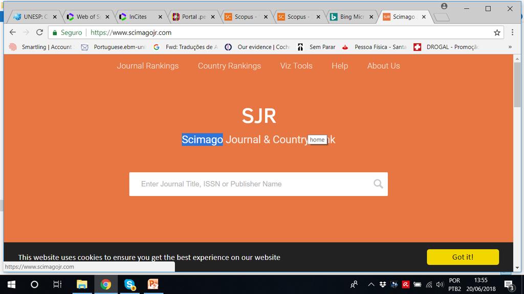 Scimago (Scopus) https://www.scimagojr.