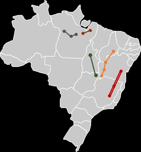 Equatorial Transmissão Receita de R$ 970 milhões*, corrigida por inflação (* data-base junho de 2018) PROJETOS Lote Estado km Nº de subestações Capex Regulatório Status do Licenciamento Obras Civis