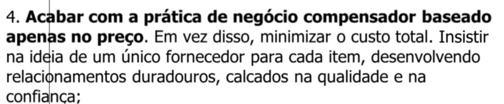 Cultura organizacional forte Manutenção por Manuais de Qualidade (normas ISO) Princípios da Qualidade total Quem define qualidade é o cliente; A qualidade deve ser um compromisso de toda a