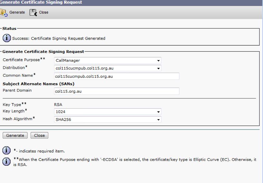 Detalhes de configuração Etapa 1. Transfira arquivos pela rede o certificado assinado CA do callmanager no server CUCM. CUCM usa o certificado do callmanager para SIP/TLS. Etapa 2.