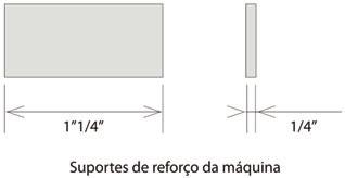 Parafuse no trilho do automatizador os suportes de fixação, utilizando o parafuso e a porca indicada na figura abaixo. 7.