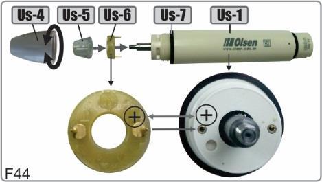 5.11.4-Ultrassom com LED O ultrassom possui placa eletrônica de geração ultrassônica que, através de sistema piezoelétrico, proporciona a vibração da ponta, dando condição de alta frequência.