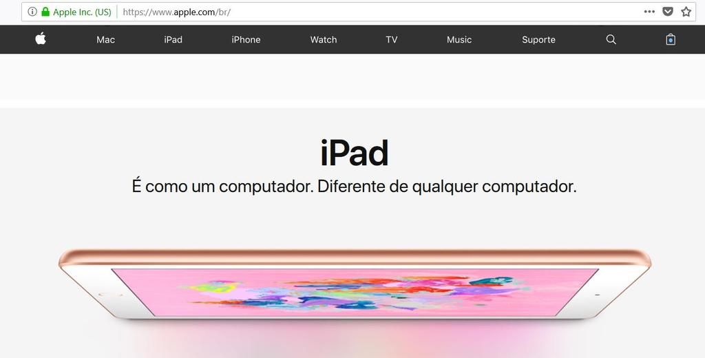 Exemplo de avaliação da homepage da Apple Artigo: Análise da usabilidade da homepage da Apple Brasil (Simão et al.