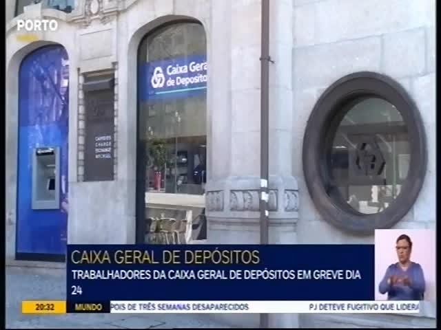 20:32 Greve na Caixa Geral de Depósitos