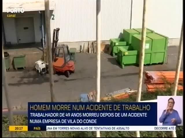 02-08-2018 20:17 Homem morre num acidente