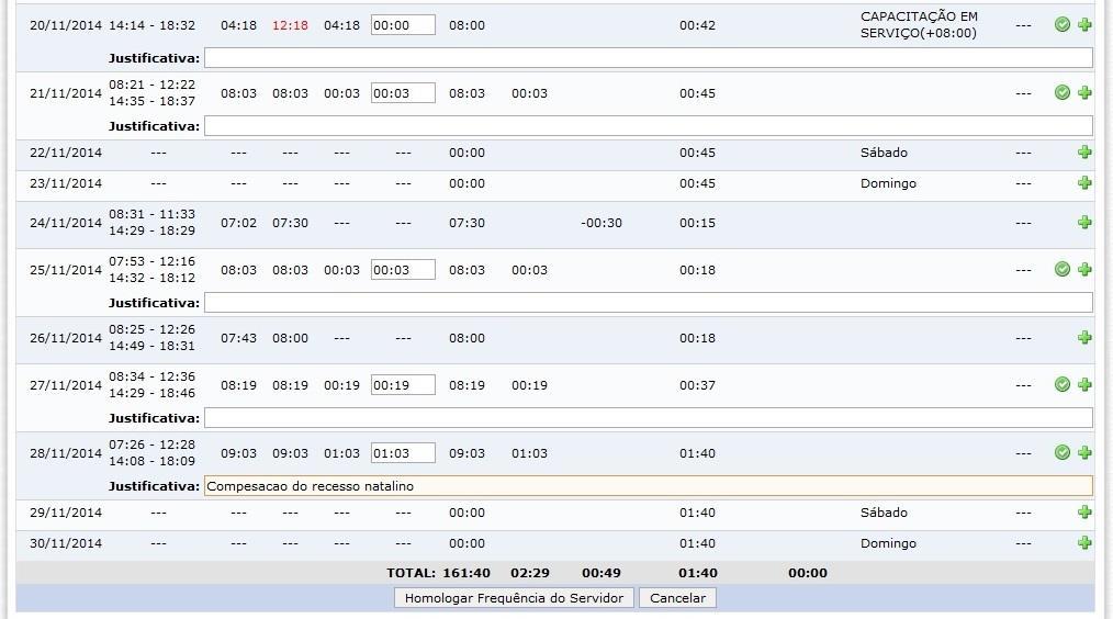 AUTORIZANDO HORAS EXCEDENTES E HOMOLOGANDO A FREQUÊNCIA DO SERVIDOR