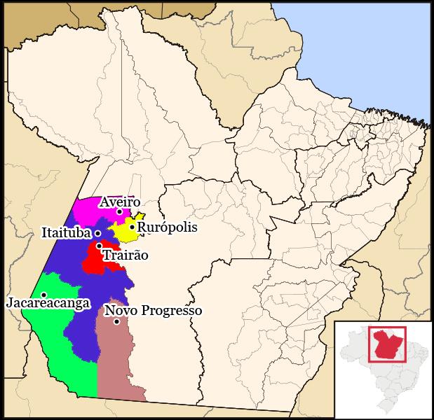 40 Figura 7: Localização geográfica da microrregião de Itaituba.