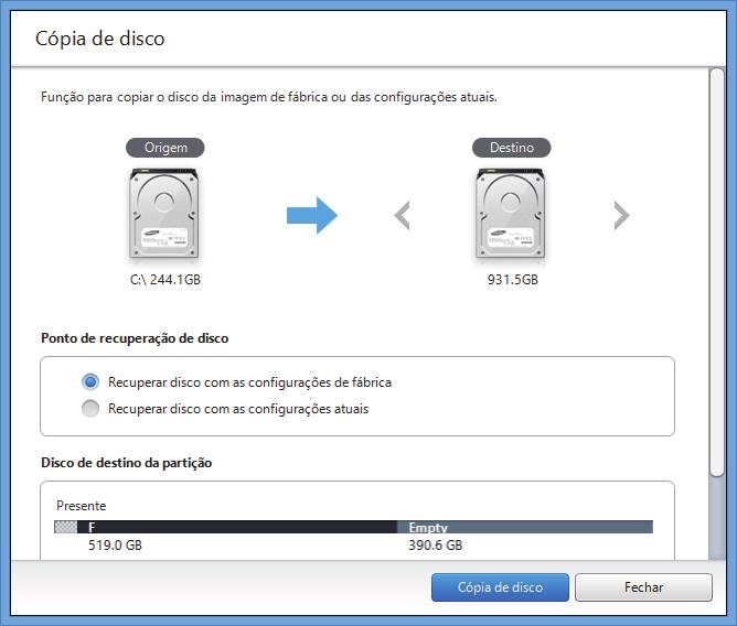 Recuperação/Back-up do computador (Opcional) Capítulo 5.