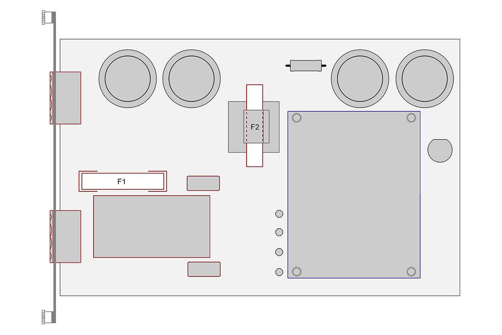 13 Dados técnicos AC-115 AC-230 Consumo de corrente 0,16 A 0,08 A Fusível interno Tabela 54: Alimentação de tensão de comando 250 V; 3 A; 6,3 x 32 mm, característica de ação rápida Figura 101: