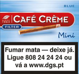 CIGARRILHAS AUGUSTO DUARTE REIS 60 ANOS GAMA CAFÉ CREME MINI NA COMPRA DE 2