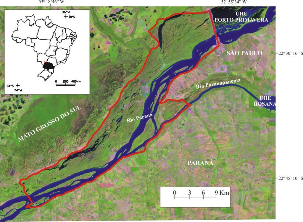 análise de variáveis como vegetação, geomorfologia e uso do solo em escala temporal pode fornecer subsídios sobre o dinamismo da planície fluvial.