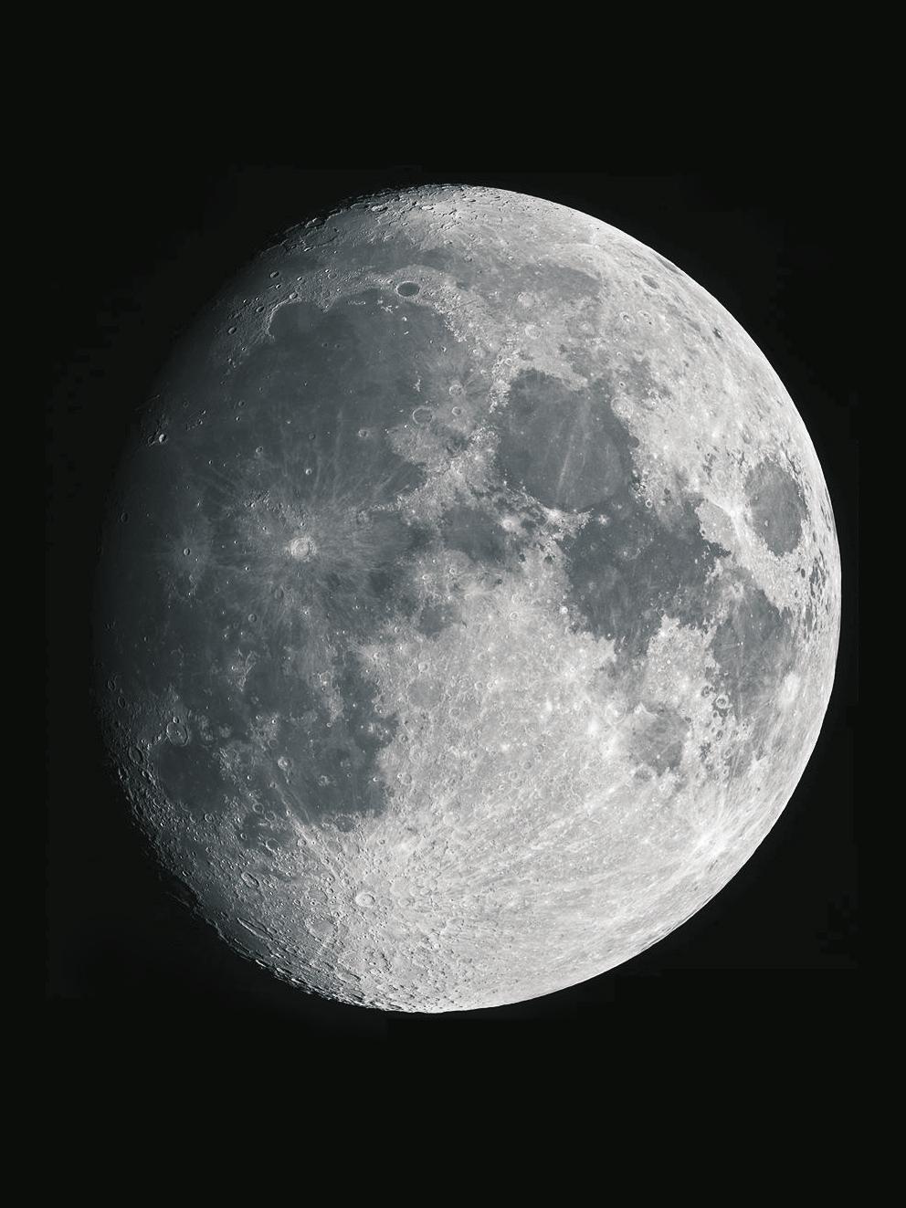 Lua Crescente Astrofotógrafo: Newton