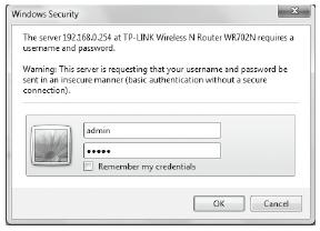 A função pre-encryption está disponível por padrão, e o padrão Security key é a senha/password na etiqueta.