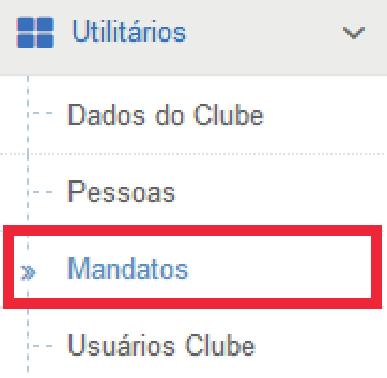 [Cadastrando um mandato - Menu] [Cadastrando um mandato - Novo] datas.