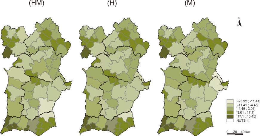 119 Figura 8 Taxa de crescimento natural, no SUL, entre 2001 e 2011 (HM) (H) (M) Fonte Dados preliminares dos Censos 2011, INE; elaboração INE 2011 SUL: Quantos