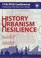 International Planning History Society IPHS Conference - History, Urbanism, Resilience Local: Delft, Netherlands Data: 17.Julho.2016 Data limite: 05.Janeiro.