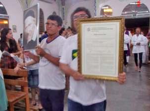 Conselho Central de Cuiabá Conferência em Cuiabá recebe sua Carta de Agregação.
