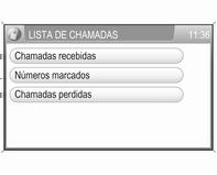 Telemóvel 87 Procurar um número de telefone Se a lista telefónica tiver um grande número de entradas, pode de maneira muito prática procurar o contacto pretendido através do menu Busca.