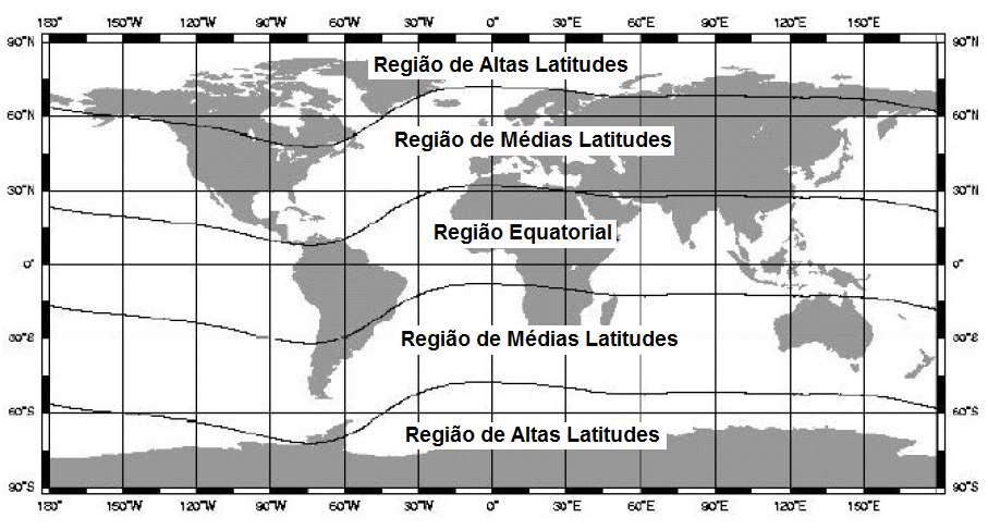 3 MODELO MATEMÁTICO DAS OBSERVAÇÕES GNSS 55 As instabilidades do plasma ocorrem na camada F (Figura 3.2), no equador, e normalmente à noite.