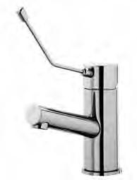 170 HOSPITALAR _ ELBOW HANDLE HOSPITALIÈRE _ HOSPITALARIA Monocomando de lavatório, manípulo hospitalar - Mustang Basin mixer, long lever handle - Mustang Mitigeur monocommande Lavabo, levier