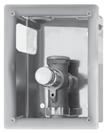 Fluxómetro encastrável para sanita, 3/4" Concealed flowmeter for toilet 3/4" Fluxomètre encastré pour WC 3/4" Fluxor empotrable para inodoro, 3/4" cromado / chrome 144 00 051 Fluxómetro encastrável