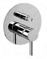 93 LUSITANO Monocomando de duche embutido Concealed single lever shower mixer Mitigeur monocommande douche encastré Monomando de ducha empotrable cromado / chrome 107 12 011 satinox 107 12 012