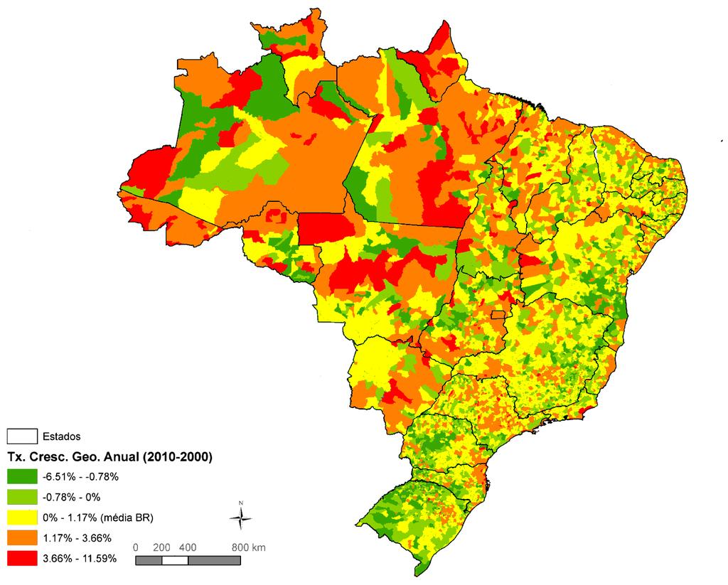 Brasil: breve descrição Tx. geo.