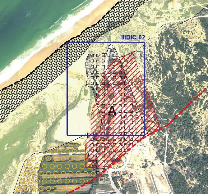 Área de Aptidão Turística do POOC Espaço Urbano de Desenvolvimento Turístico do PDM Discrepância entre os limites do Espaço Urbano de Desenvolvimento Turístico do PDM e a Área