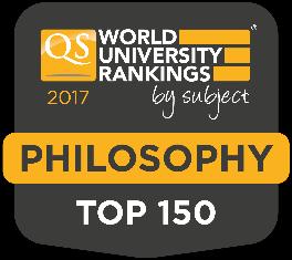 Principais resultados World/By Subject 2017 (Brasil / Mundial) (publicado em 08/03/2017 ranqueada em 11 campos de conhecimento) Artes & Design 2º / 51-100 Filosofia 3º / 101-150 Linguística 151-200