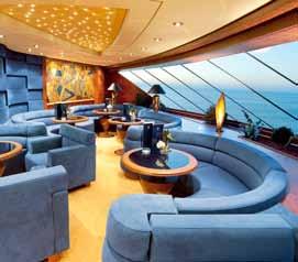 top sail lounge msc yacht club Lugares sentados Serviços exclusivos Área (m 2 ) Andar concierge Recepção 24 113 com serviço de