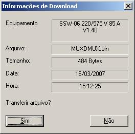 Para isto, os BAUD Rate da SSW-6 e do WLP devem estar