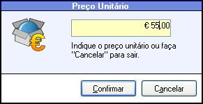 Indicar quantidade - Função QNT (QTY) O registo de quantidades diferentes de 1 deverá ser efectuado pela função QNT (QTY).