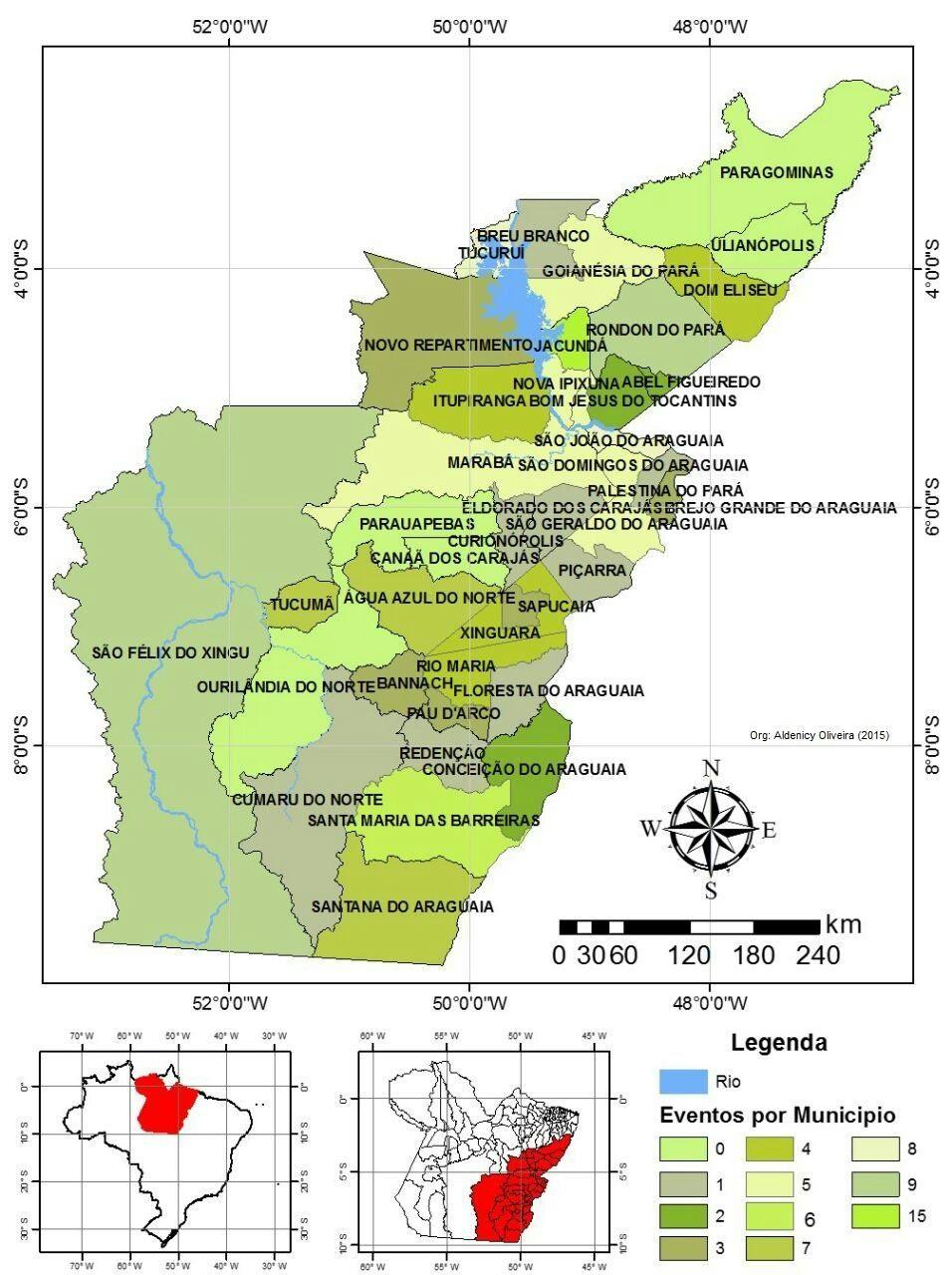 3.4 Total de Eventos Entre os anos de 1991 a 2010 foram totalizados 141 eventos na mesorregião do sudeste paraense (CEPED, 2011).