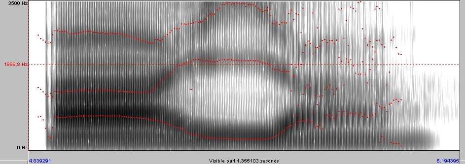 27 Figura 7 Espectrograma da seqüência /aia/. Fonte: O Autor (2006).