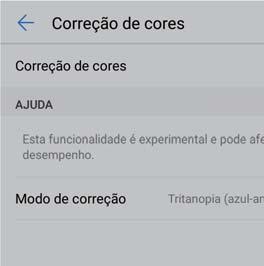 Funcionalidades e definições do sistema Tocar para alternar o brilho automático do ecrã Ativar atalhos para funcionalidades de acessibilidade Utilize o