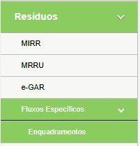 3.1 Enquadramento de Representante Autorizado Para proceder ao registo do produtor representado e do tipo de